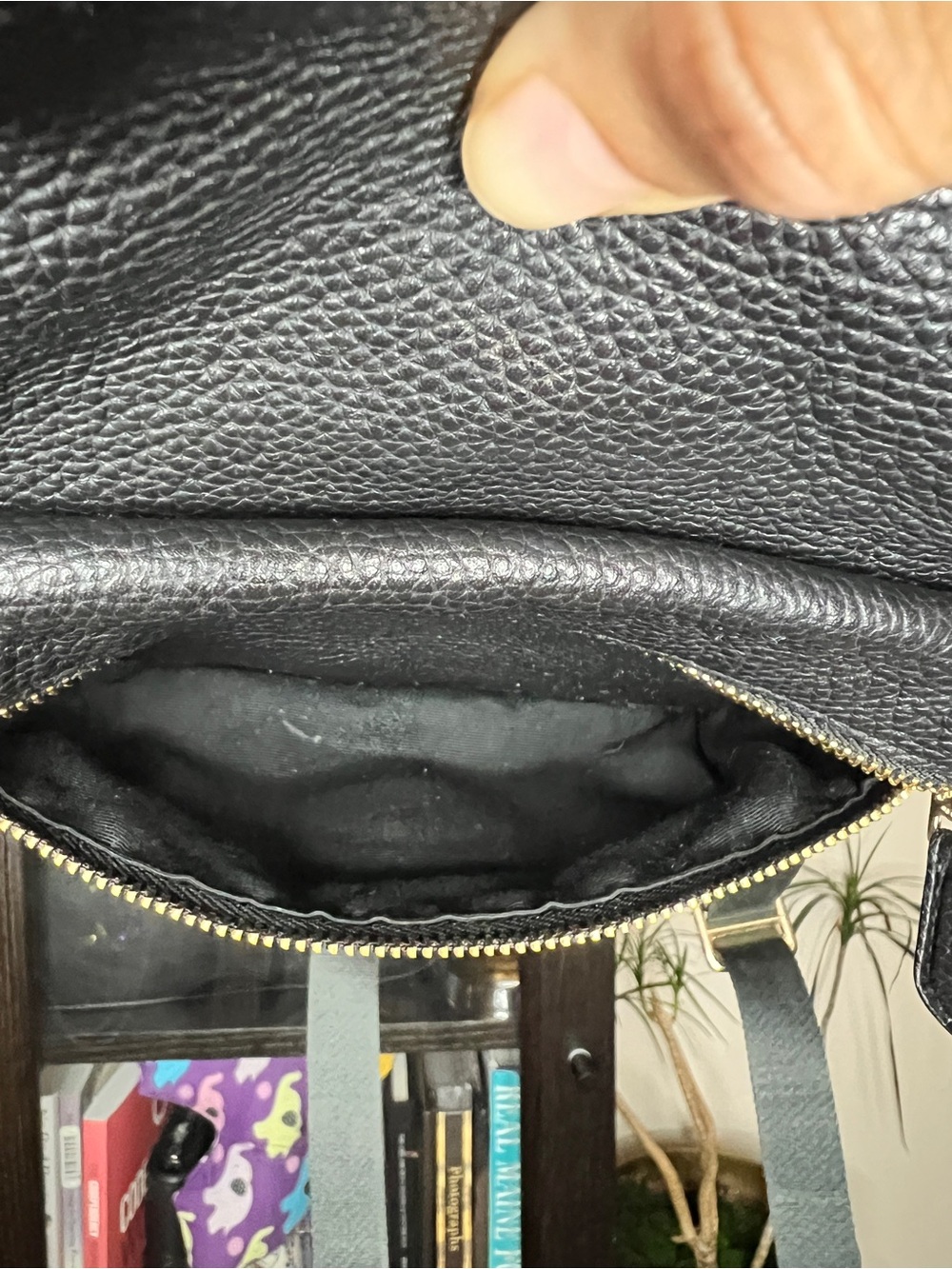 Coach Black Leather Mini Backpack with Gold Hardware - Picture 12 of 14